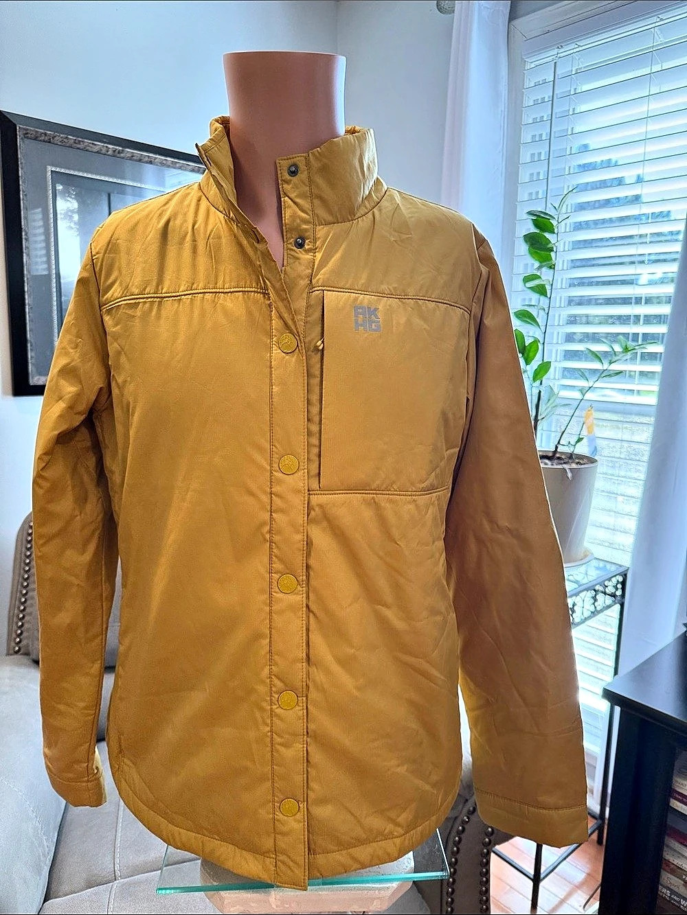 Alaskan Hard Gear Men's Yellow Snap-Front Jacket